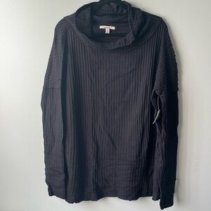 NWT Free People black cowl neck Top